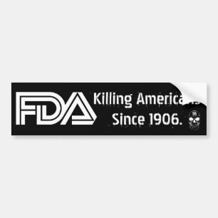 Schlechtes FDA (Schwarzes) Autoaufkleber