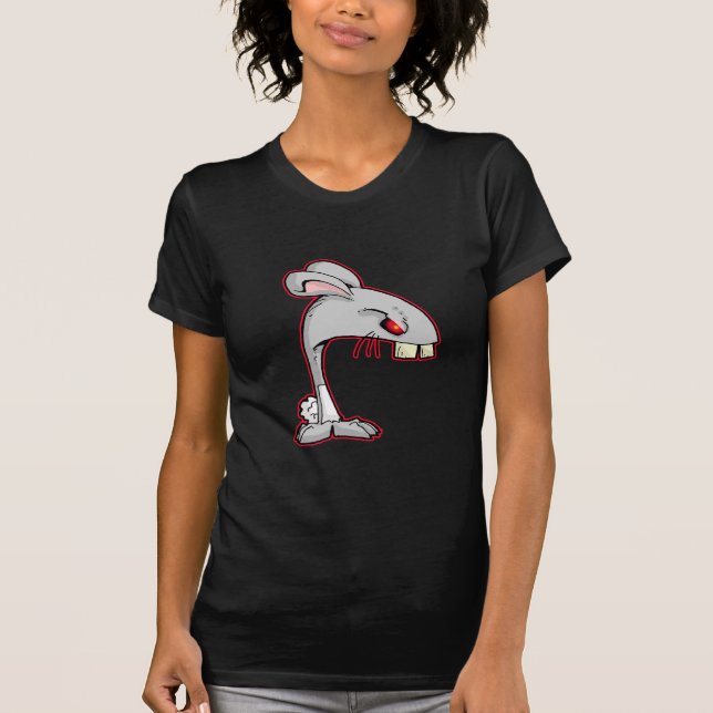 schlechtes Häschen T-Shirt (Vorderseite)