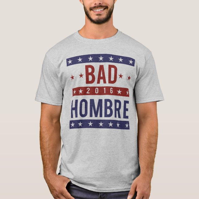SCHLECHTES HOMBRE 2016 T-Shirt (Vorderseite)