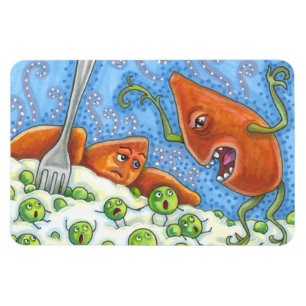 SCHLECHTES JAMBELLING IN PEAS, FUNNY ERNTEDANK MEA MAGNET