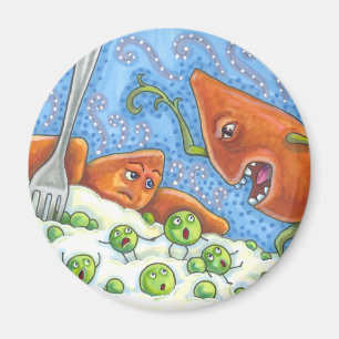 SCHLECHTES JAMBELLING IN PEAS, FUNNY ERNTEDANK MEA MAGNET