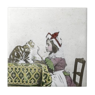 Schlechtes Kitty-viktorianisches Fliese