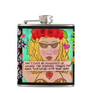 SCHLECHTES MÄDCHEN FLASCHE FLACHMANN