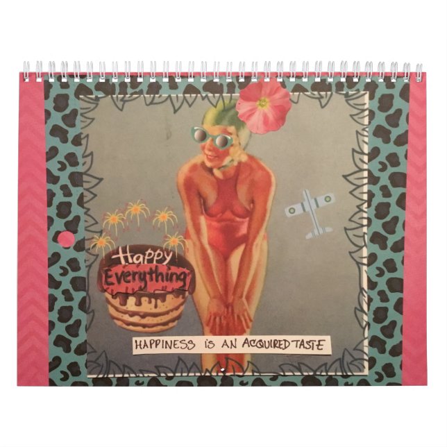 Schlechtes Mädchenkunst Kalenderglück ist ein Kalender (Titelbild)