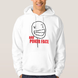 Schlechtes Poker-Gesicht Hoodie