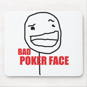 Schlechtes Poker-Gesicht Mousepad