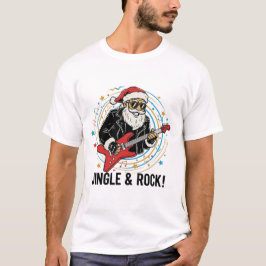 Schlechtes-Santa-Rock-and-Roll-Weihnachts-Shirt T-Shirt
