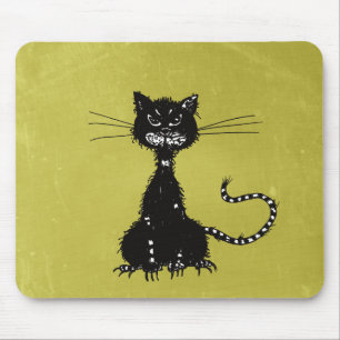Schlechtes zackiges schlechtes schwarze mousepad
