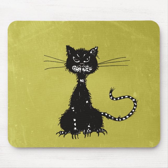 Schlechtes zackiges schlechtes schwarze mousepad (Vorne)