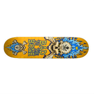 Schlechtes zum Knochen-Schädel Skateboard