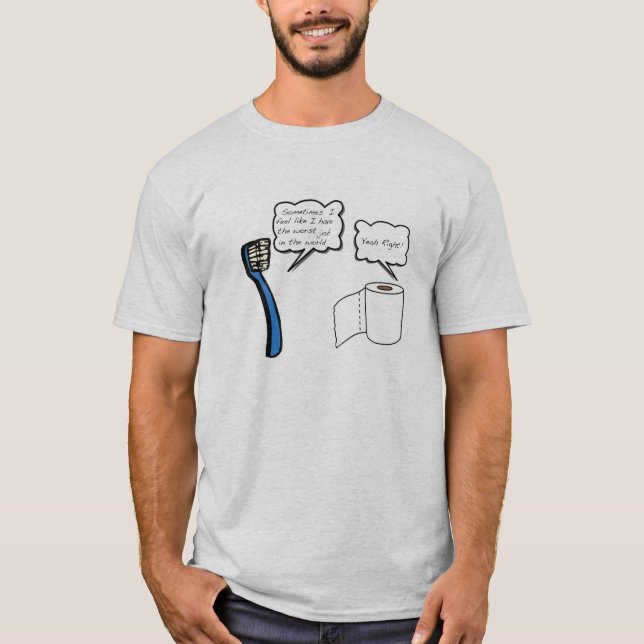 Schlechtester Job T-Shirt (Vorderseite)