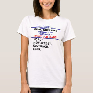 Schlechtester NJ-Gouverneur überhaupt Murphy EDIT T-Shirt