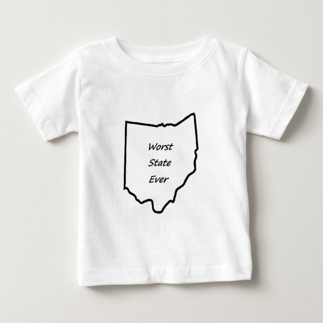 Schlechtester Staat Ohios überhaupt Baby T-shirt (Vorderseite)