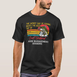 Schlechtester Tag beim Angeln ist besser als der b T-Shirt