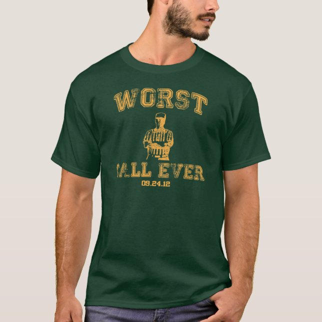 Schlechtestes Anruf-überhaupt - Grün T-Shirt (Vorderseite)
