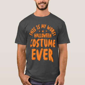 Schlechtestes Halloween-Kostüm vintage T-Shirt