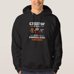 Schleichen Es Echt Mit Meinen Kindergarten-Monster Hoodie