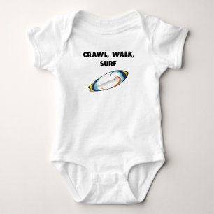 Schleichen-Weg-Brandung Baby Strampler