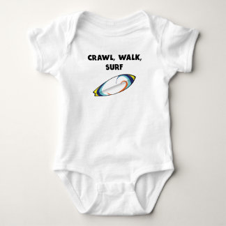 Schleichen-Weg-Brandung Baby Strampler