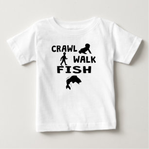 Schleichen-Weg-Fische Baby T-shirt