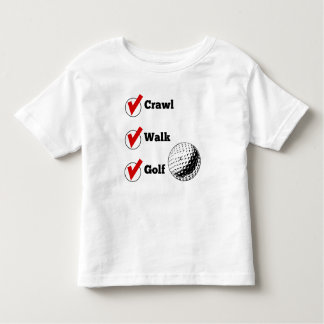 Schleichen-Weg-Golf Kleinkind T-shirt