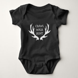 SCHLEICHEN-WEG-JAGD-Rotwild-Geweihbodysuit für Baby Strampler