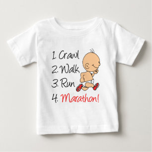 Schleichen-Weg-Laufmarathon Baby T-shirt