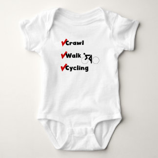 Schleichen-Weg-Radfahren Baby Strampler