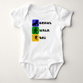 Schleichen-Weg-Ski Baby Strampler