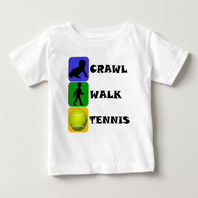 Schleichen-Weg-Tennis Baby T-shirt (Vorderseite)