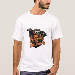 Schleichend schleicht sich dieses Halloween ein - T-Shirt