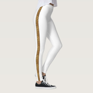 Schleichender Leopard-Pelz-modischer Leggings