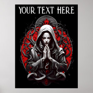 Schleichpriesterin des Schattengartens Poster