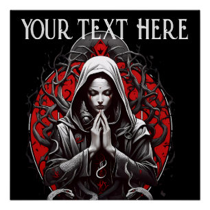 Schleichpriesterin des Schattengartens Poster