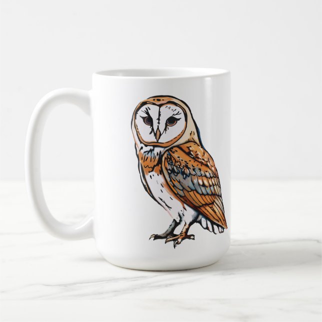 Schleiereule  kaffeetasse (Links)