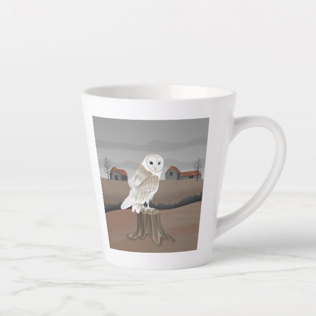 Schleiereule Milchtasse (Rechts)