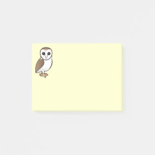 Schleiereule Post-it Klebezettel