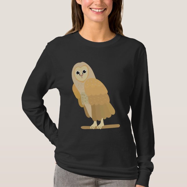 Schleiereule T-Shirt (Vorderseite)