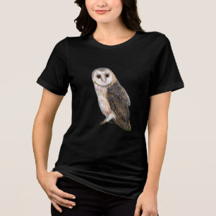 Schleiereule Tri-Blend Shirt