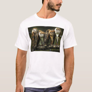 Schleiereule-Weiß-Shirt T-Shirt