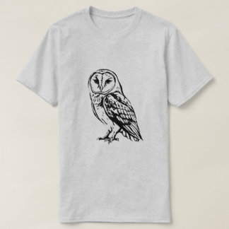 Schleiereule wird oft mit Barred Owl übersetzt, ko T-Shirt