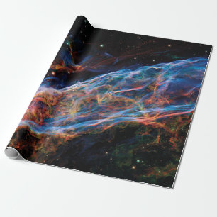 Schleiernebel NASA Hubble Weltraumfoto Geschenkpapier