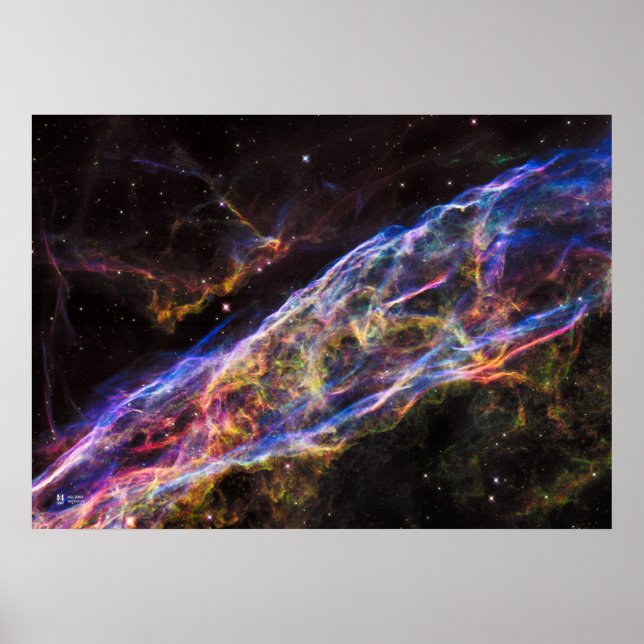 Schleiernebel. NGC 6960 - Poster (Vorne)