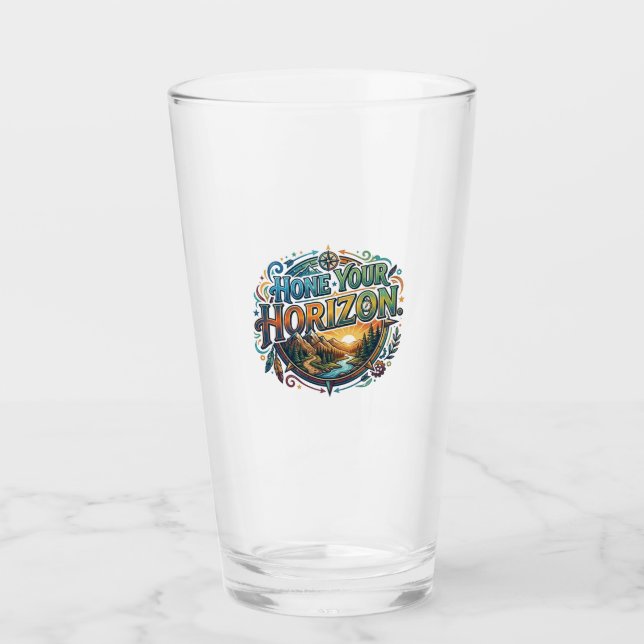 Schleife Deinen Horizont Glas (Vorderseite)