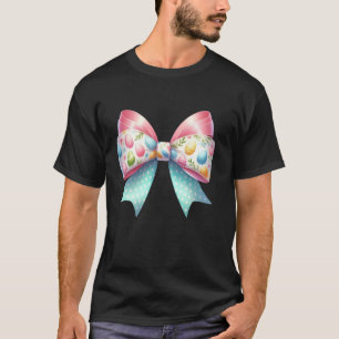 Schleife Kokette Schleife Frohen Ostertag Hase T-Shirt