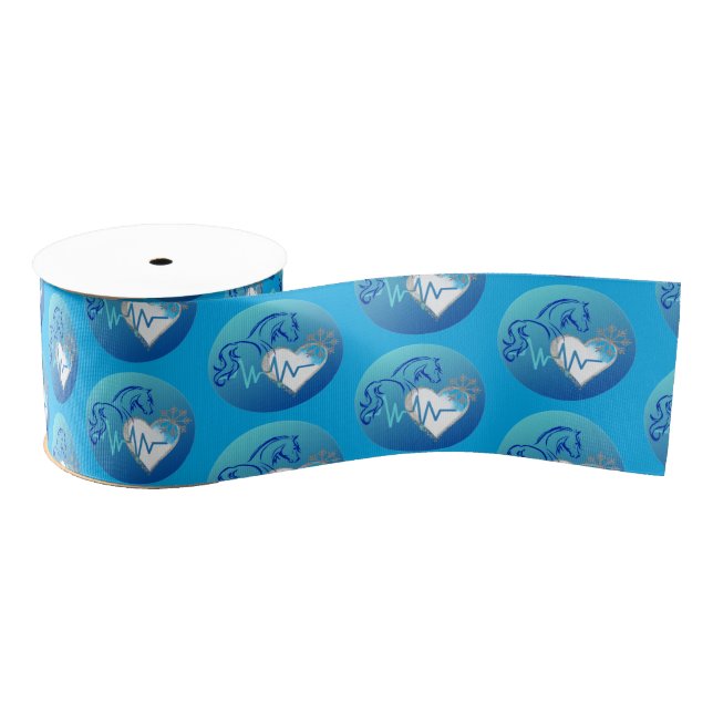 Schleife mit Winter-Logo Ripsband (Spule)