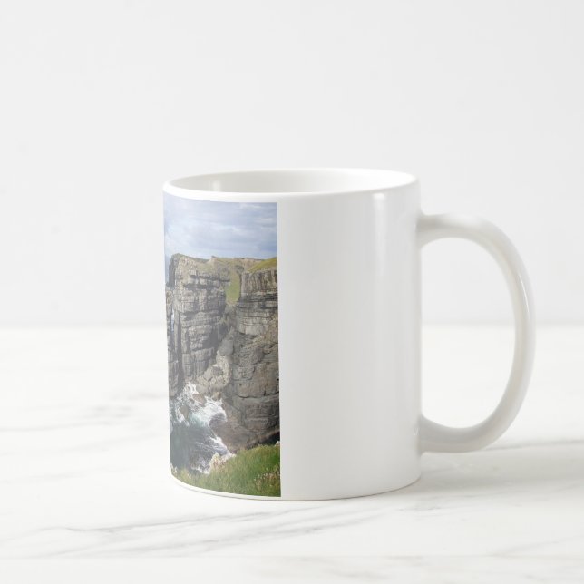 Schleifen-Kopfklippen Tasse (Rechts)