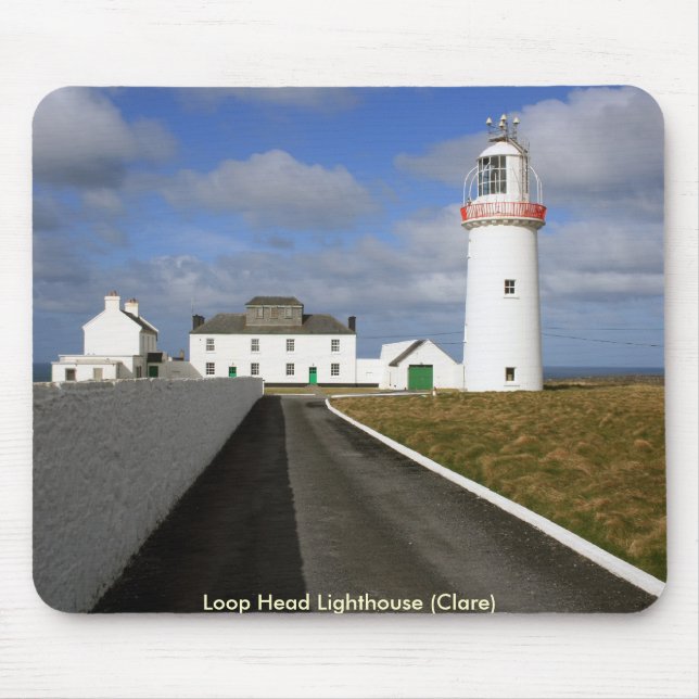 Schleifen-Kopfleuchtturm Mousepad (Vorne)