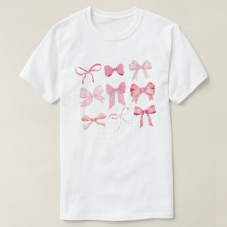 Schleifen-T-Shirt, rosa Schleifen-Shirt, süßes Ban T-Shirt