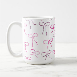 Schleifen und Bänder Wasserfarbenmuster Kaffeetasse